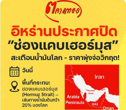 🛑 อิหร่านประกาศปิด “ช่องแคบเฮอร์มุส”